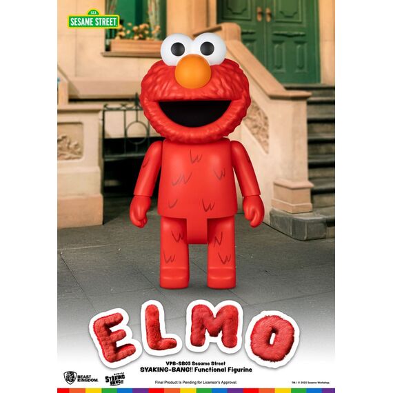 Sesame Street Syaing Bang Vinyl Piggy Bank Elmo 47 cm