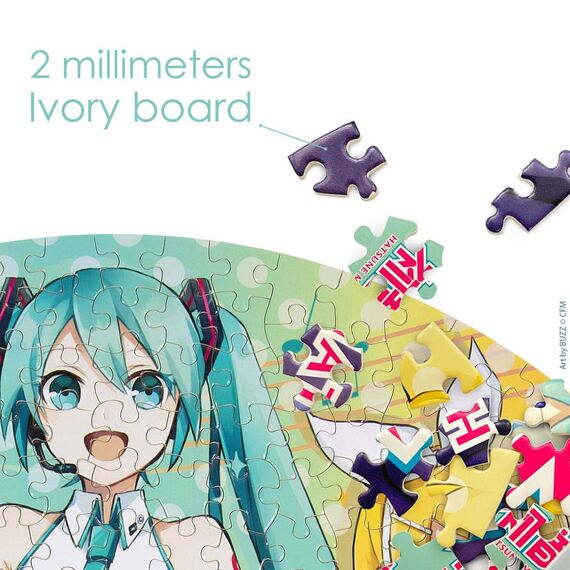 Hatsune Miku Jigsaw Puzzle Round 500 pieces