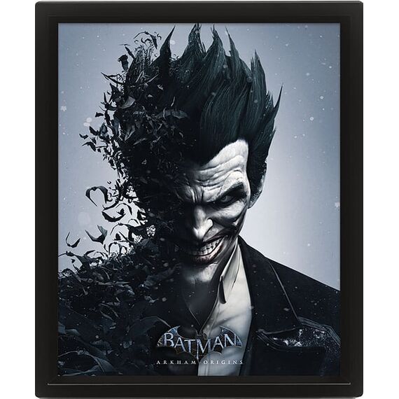 Batman Arkham Origins Framed 3D Effect Poster Pack Batman vs. Joker 26 x 20 cm (3)