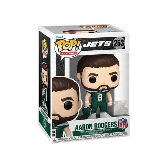 NFL: Legends POP! Sports Vinyl Figure Jets- Aaron Rodgers 9 cm
