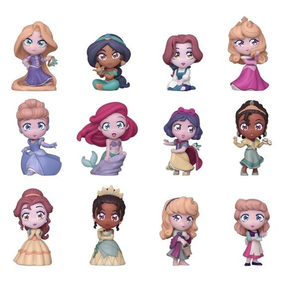 Disney Mystery Mini Figures Princess Manga- 5 cm Display (12)