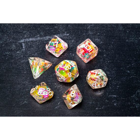 FanRoll  Dice Set Fruit (7)