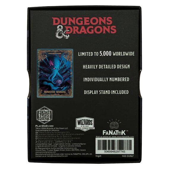 Dungeons & Dragons Ingot Monster Manual Alternate Cover Limited Edition