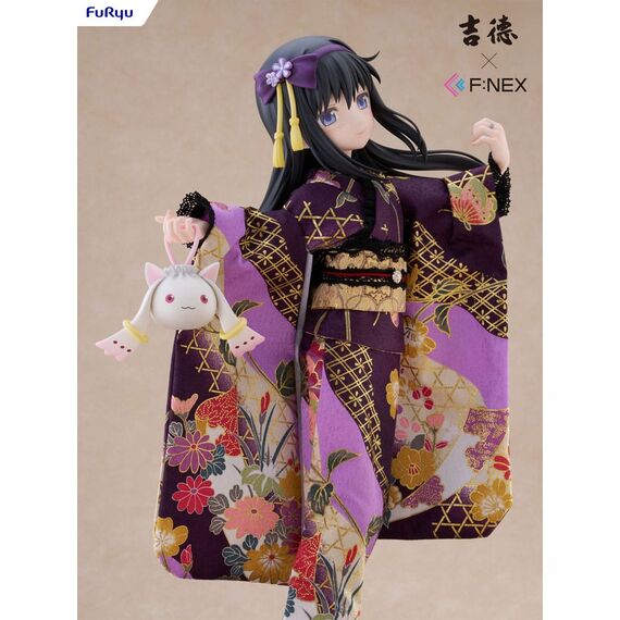Puella Magi Madoka Magica F:NEX PVC Statue 1/4 Rebellion Homura Akemi Japanese Doll 45 cm
