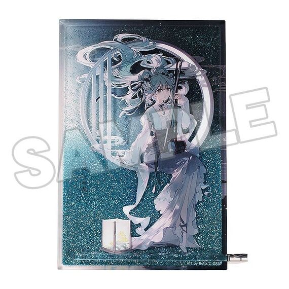 Character Vocal Series 01: Hatsune Miku Glitter Acrylic Block Hatsune Miku Han Gong Qiu Yue Ver. 15 cm