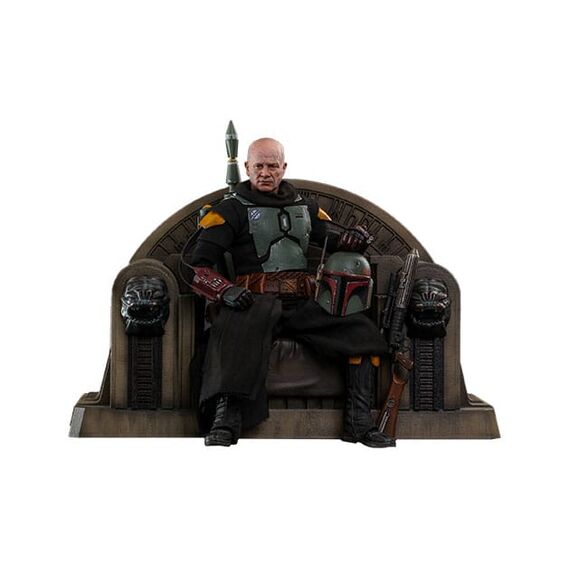Star Wars: The Mandalorian Action Figure 1/6 Boba Fett Repaint Armor and Throne Special Edition 30 cm