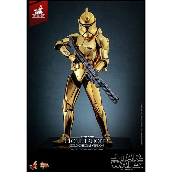Star Wars Action Figure 1/6 Clone Trooper (Gold Chrome Version) Exclusive 30 cm