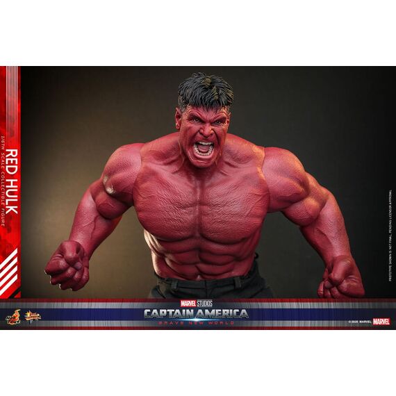 Captain America: Brave New World Movie Masterpiece Action Figure 1/6 Red Hulk 47 cm