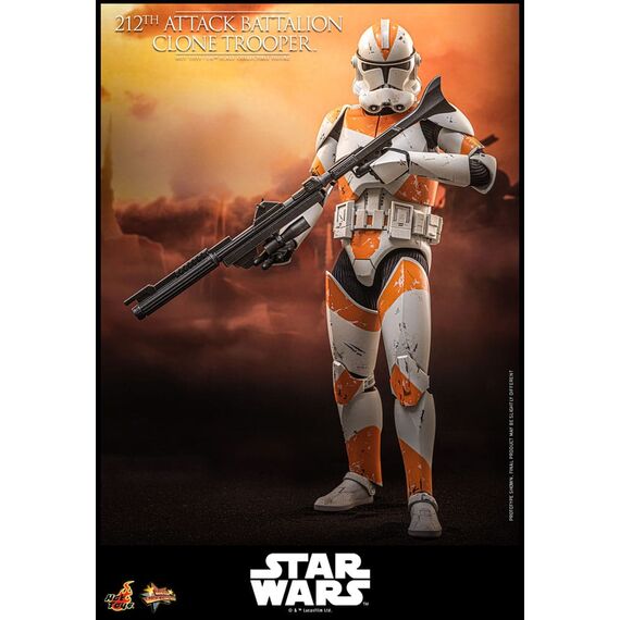 Star Wars: The Clone Wars Action Figure 1/6 212th Attack Battalion Clone Trooper Deluxe Version 30 cm