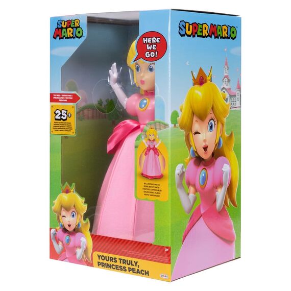 World of Nintendo Talking Action Figure Princess Peach Yours Truly 36 cm