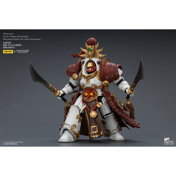 Warhammer The Horus Heresy Action Figure White Scars Qin Xa - Master of the Keshig 14 cm