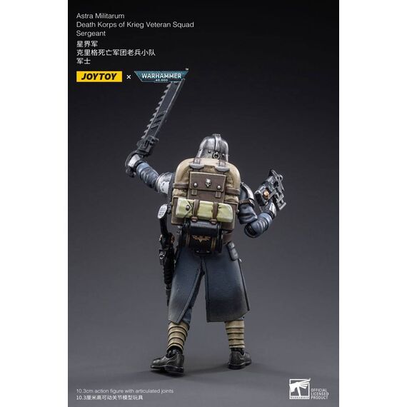 Warhammer 40k Action Figure 1/18 Death Korps of Krieg Veteran Squad Sergeant 10 cm