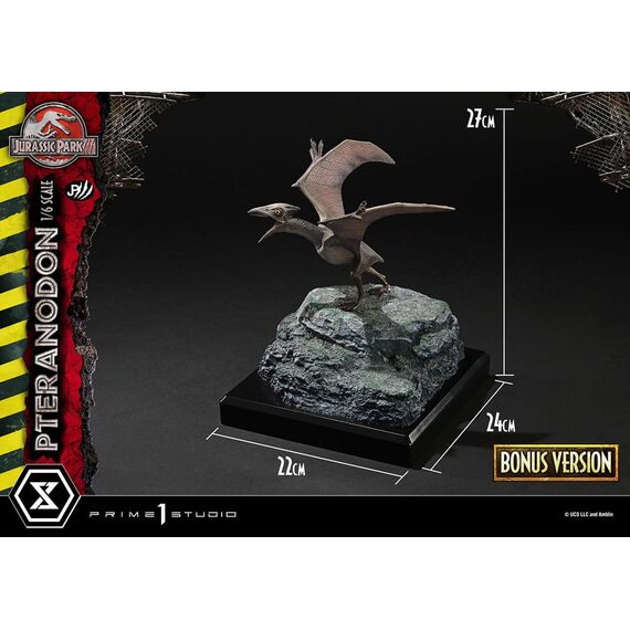 Jurassic Park III Legacy Museum Collection Statue 1/6 Pteranodon Bonus Version 68 cm