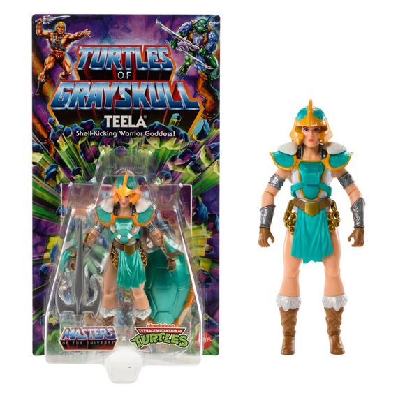 MOTU x TMNT: Turtles of Grayskull Action Figure Teela 14 cm