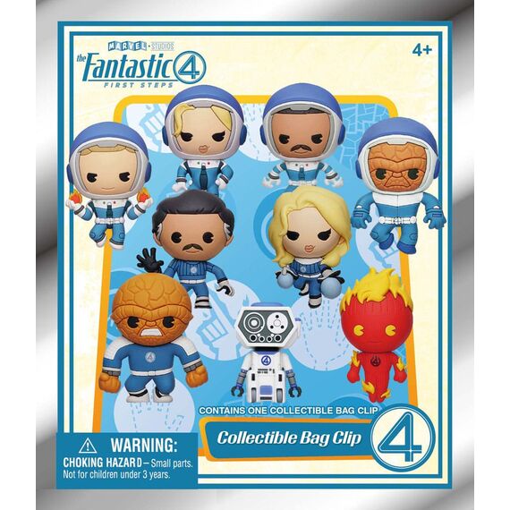 Fantastic Four 3D PVC Bag Clips Movie Display (24)