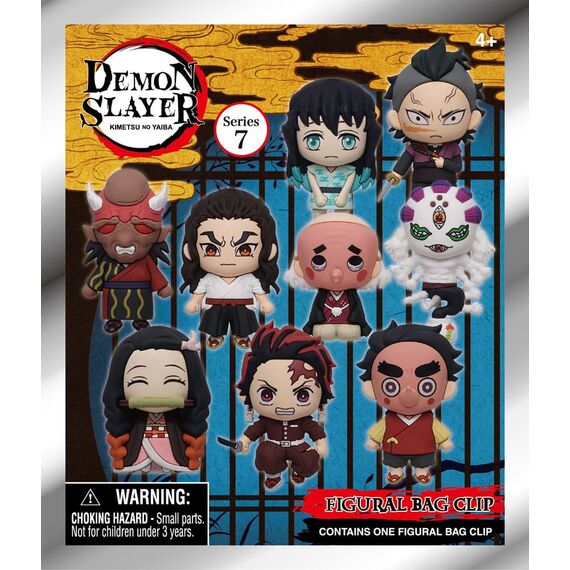 Demon Slayer 3D PVC Bag Clips Series 7 Display (24)