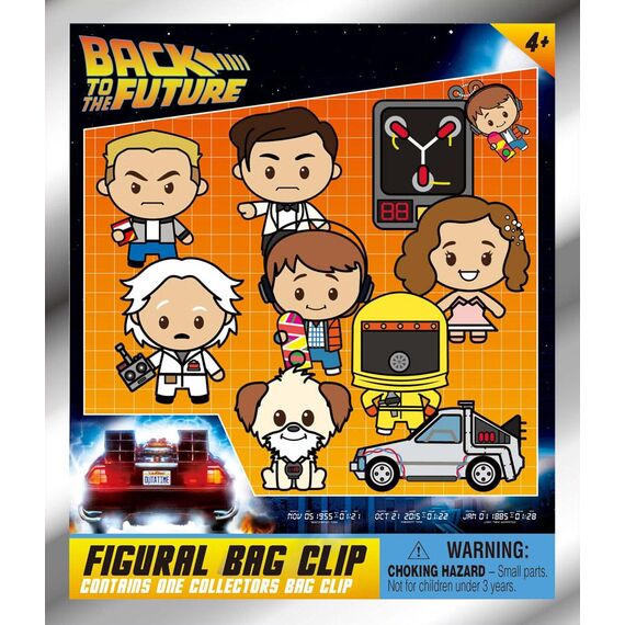 Back to the Future 3D PVC Bag Clips 40th Anniversary Series 1 Display (24)