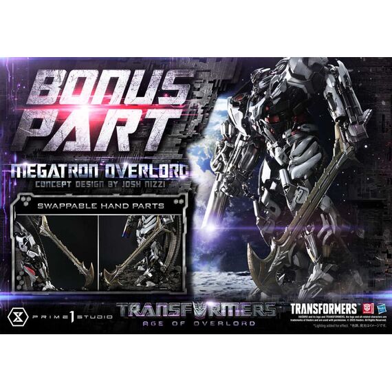Transformers Generations I Museum Masterline Statue Megatron Overlord (Design by Josh Nizzi) Bonus Version 89 cm