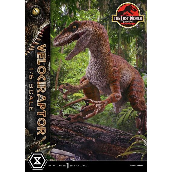 Jurassic Park II Legacy Museum Collection Statue 1/6 Velociraptor Bonus Version 41 cm