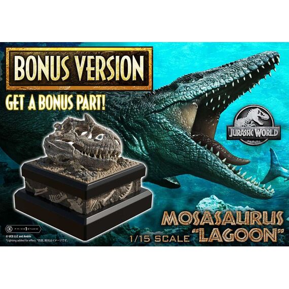 Jurassic World Legacy Museum Collection Statue 1/15 Mosasaurus "Lagoon" Bonus Version 57 cm