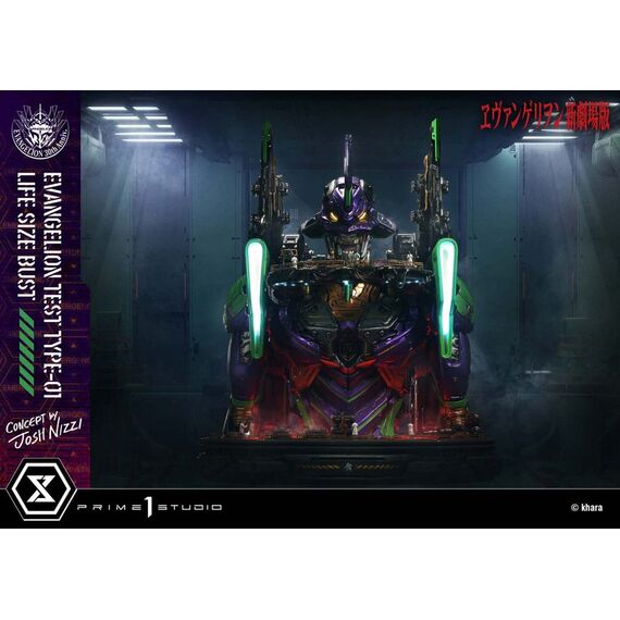 Neon Genesis Evangelion Life Size Bust 1/1 Test Type-01 (Concept by Josh Nizzi) 86 cm