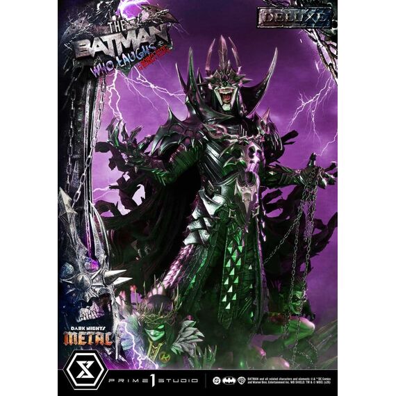 DC Comics Museum Masterline Statue 1/3 Dark Nights: Death Metal The Batman Who Laughs & Robin King Deluxe Version 85 cm