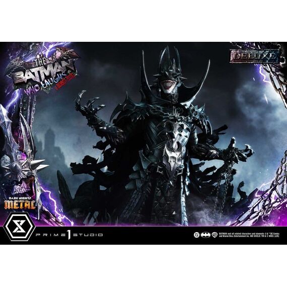 DC Comics Museum Masterline Statue 1/3 Dark Nights: Death Metal The Batman Who Laughs & Robin King Deluxe Version 85 cm
