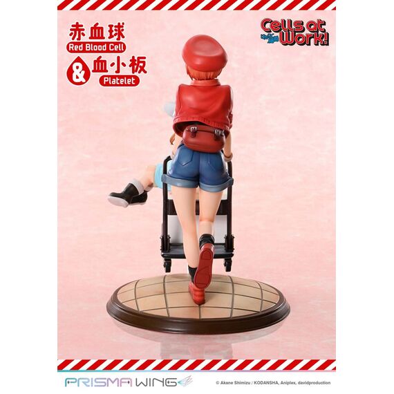 Cells at Work Prisma Wing PVC Statue Red Blood Cell & Platelet  26 cm