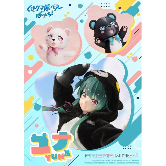Kuma Kuma Kuma Bear Punch! Prisma Wing PVC Statue 1/7 Yuna 28 cm
