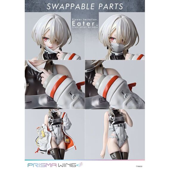Flower Imitation Prisma Wing PVC Statue 1/7 Eater Illustration by neco 32 cm