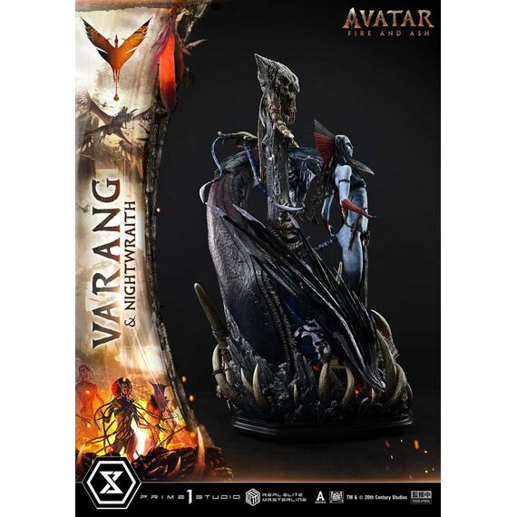 Avatar: Fire and Ash (Film) Real Elite Masterline Series Statue 1/4 Varang & Nightwraith Avatar Legacy Collection 96 cm
