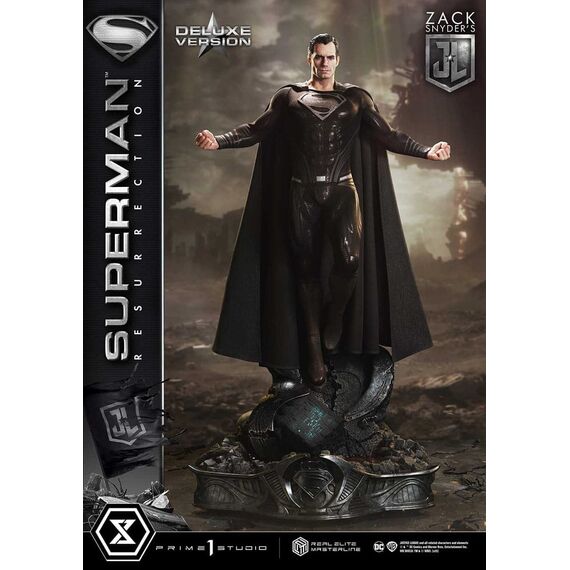 Zack Snyder's Justice League Real Elite Masterline Series Statue 1/3 Superman Resurrection Deluxe Ver. 95 cm