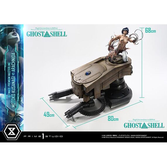 Ghost in the Shell Ultimate Premium Masterline Series Statue 1/4 Motoko Kusanagi vs Arachnida 68 cm