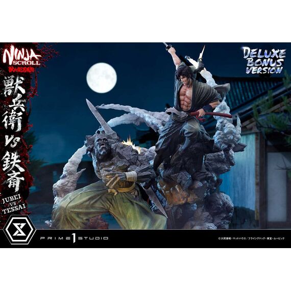 Ninja Scroll Ultimate Premium Masterline Series Statue 1/4 Jubei Versus Tessai Deluxe Bonus Version 101 cm