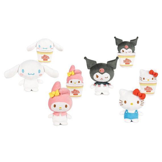 Hello Kitty &amp; Friends Plush Figures - Cup Noodles 16 cm Assortment (24)