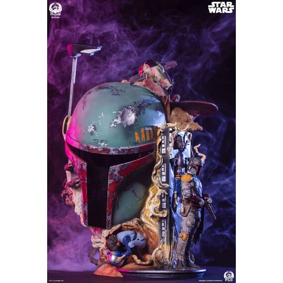 Star Wars The Empire Strikes Back Fine Art Bust Boba Fett Deluxe Edition 50 cm
