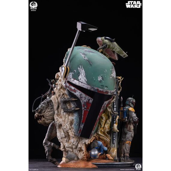 Star Wars The Empire Strikes Back Fine Art Bust Boba Fett Deluxe Edition 50 cm
