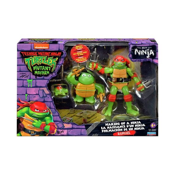 Teenage Mutant Ninja Turtles: Mutant Mayhem Action Figure 3-Pack Raphael Evolution 10 cm