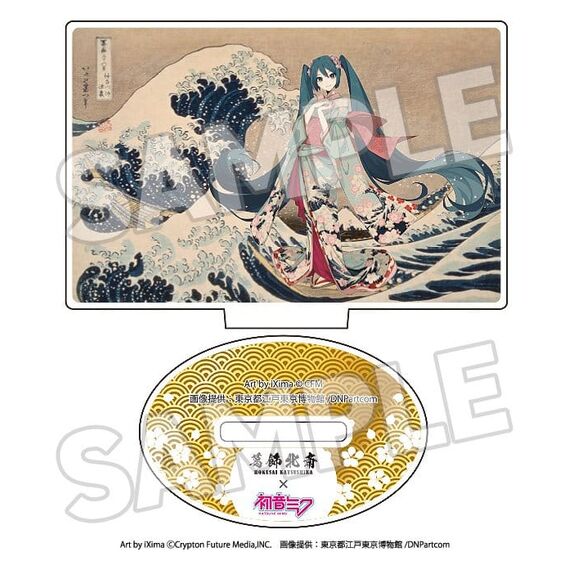 Katsushika Hokusai x Hatsune Miku Acrylic Figure 5 cm Blind Box Assortment (8)