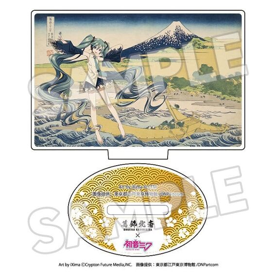 Katsushika Hokusai x Hatsune Miku Acrylic Figure 5 cm Blind Box Assortment (8)
