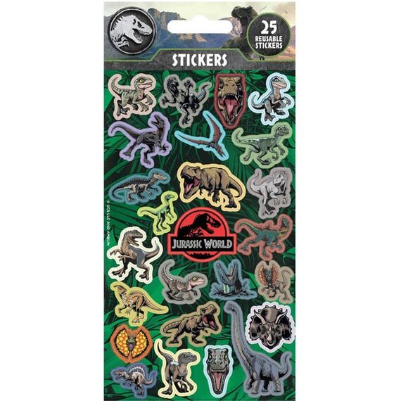 Jurassic World Sticker Pack (25)