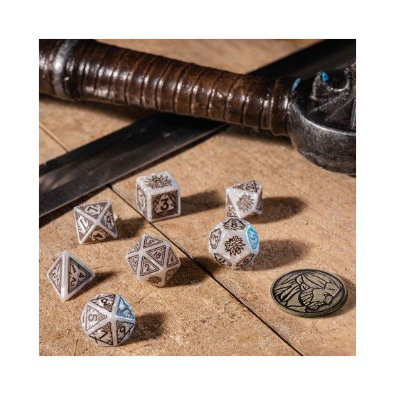 The Witcher Dice Set Geralt The White Wolf (7)