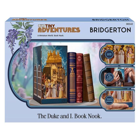 Bridgerton Tiny Adventures Book Nook Mini Diorama The Duke and I 18 cm