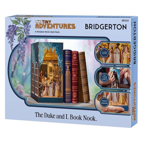 Bridgerton Tiny Adventures Book Nook Mini Diorama The Duke and I 18 cm
