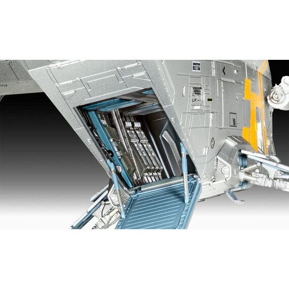 Star Wars The Mandalorian and Grogu Revell Model Kit 1/72 Razor Crest 34 cm