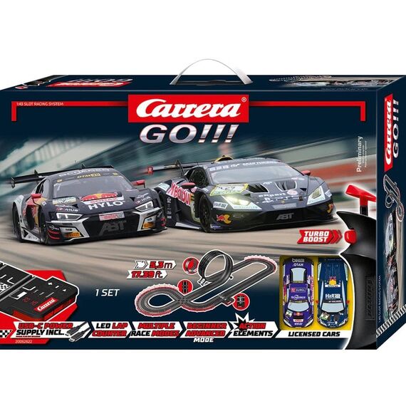Carrera GO!!! Slot Car Track Set GT Pro Racers