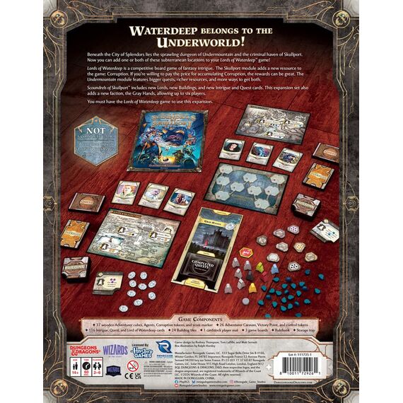 Dungeons & Dragons board game Lords of Waterdeep: Scoundrels of Skullport Expansion *English Version*