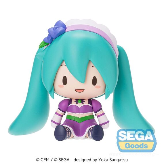 Character Vocal Series 01: Hatsune Miku Fuwa Petit Chibi Figure Hatsune Miku x Love and Berry Dress Up and Dance! Sparkly Purple 8 cm
