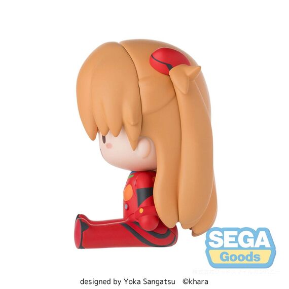 Evangelion: New Theatrical Edition Fuwa Petit Chibi Figure Asuka Plug Suit 8 cm