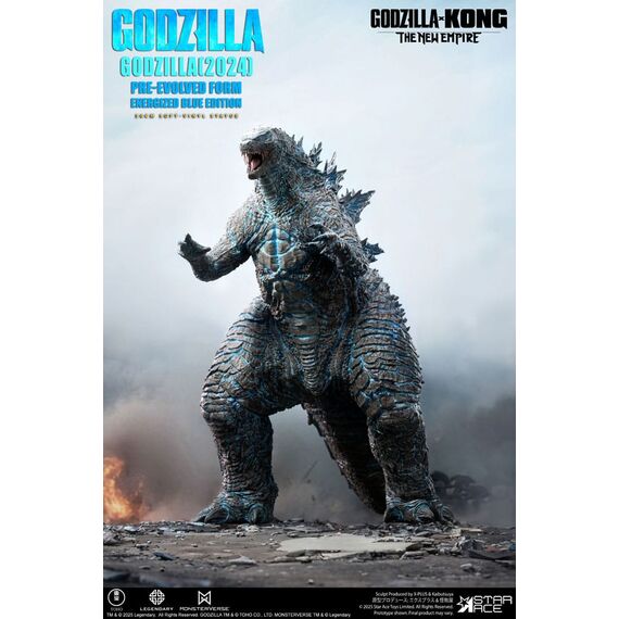 Godzilla vs. Kong: The New Empire Soft Vinyl Statue Godzilla (2024) Evolved Blue Edition 28 cm